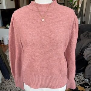 pink sweater